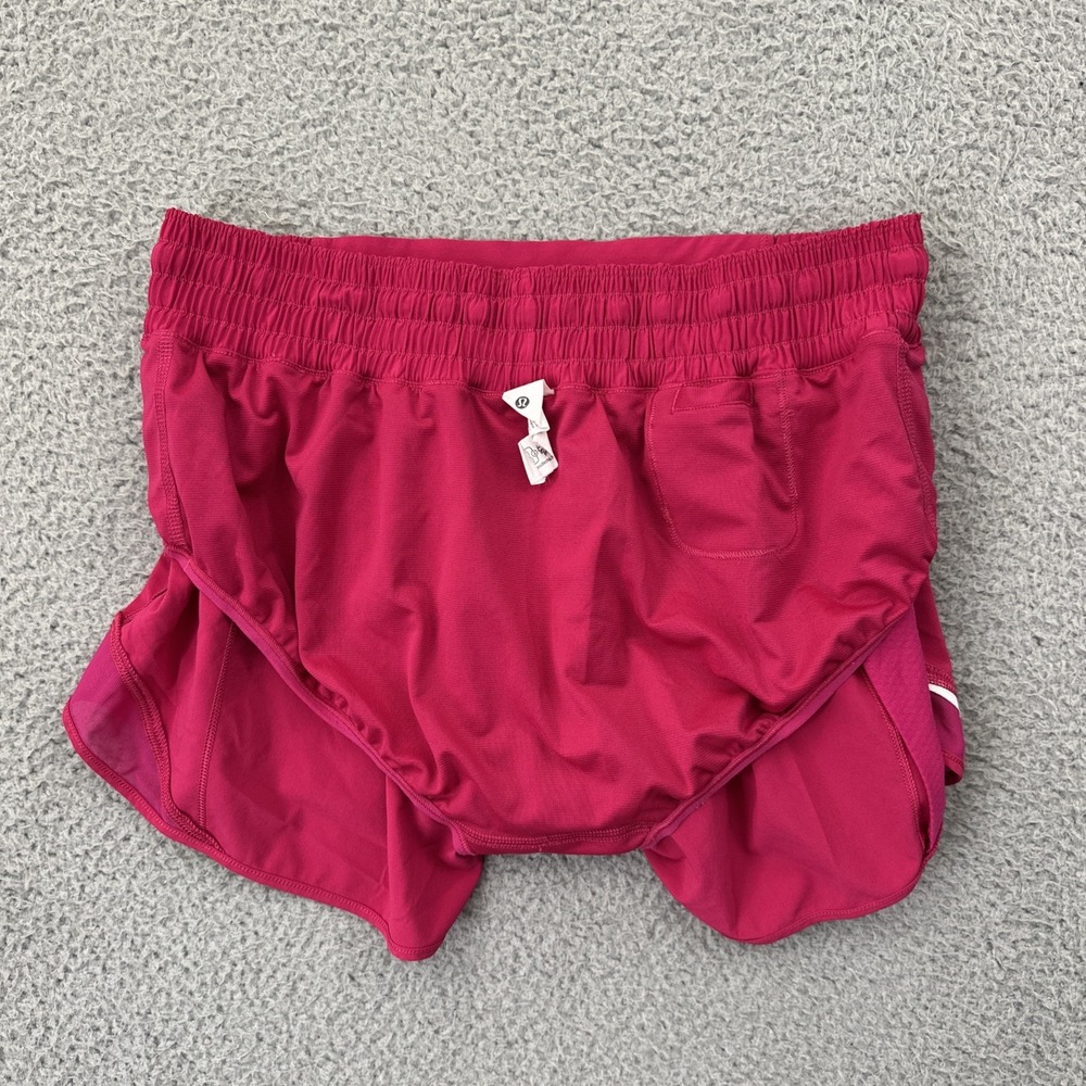 Lululemon Hotty Hot Shorts High Rise 2.5" Passionate Pink Athletic Women's 8 - Picture 4 of 9